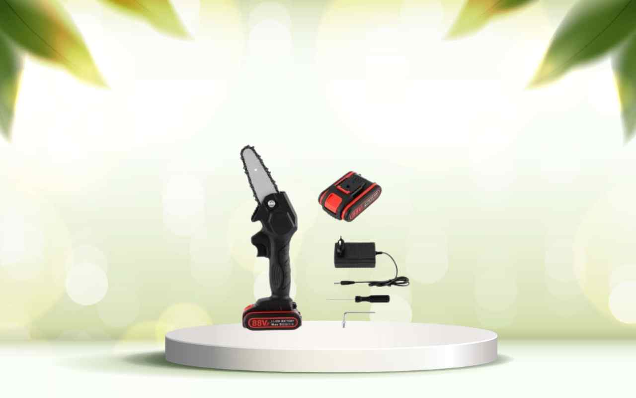 Scopri la mini motosega a batteria: pota e taglia senza fatica nel tuo giardino